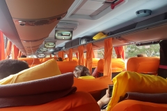 Inside bus