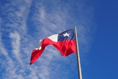 L'immense drapeau chilien