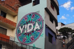 Street art à Medellin, quartier Comuna 13