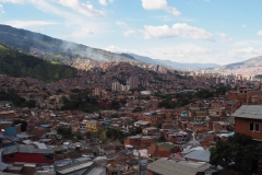 Vue sur Medellin depuis la Comuna 13