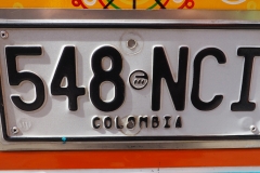 Plaque colombienne